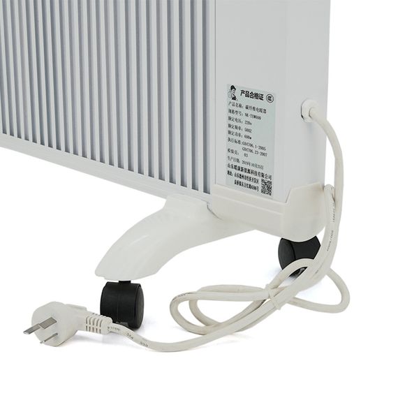 Конвектор електричний Nuankang NK-TXW600, LED-дисплей, електронний термостат, 220V/0.6kW, 5-10 м², Box + перехідник на євророзетку | Зображення 2