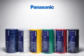 Ізолента ПВХ PANASONIC 0,125мм * 18мм * 20м (біла), діапазон робочих температур: від 0 ° С до + 90 ° С, Вогнестійка, 8 штук в