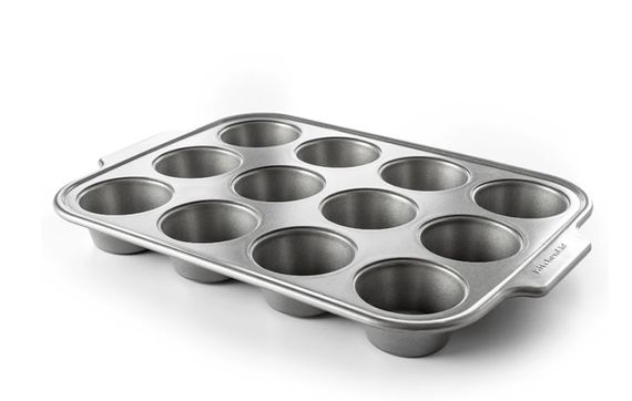 Форма для випікання кексів KitchenAid СС003296-001 40.7х28х4 см сіра