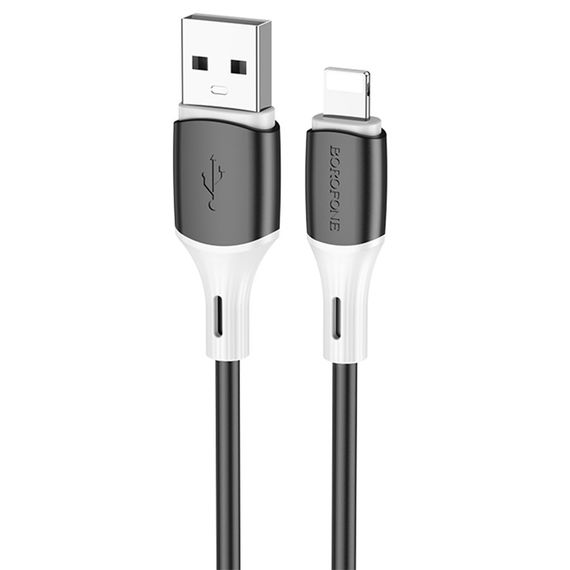 Кабель Borofone BX79, USB-Lighting, 2.4A, довжина 1м, Black, BOX | Зображення 3