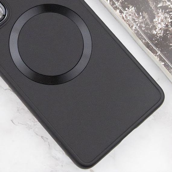 TPU чехол Bonbon Metal Style with MagSafe для Samsung Galaxy A25 5G Черный / Black | Зображення 3