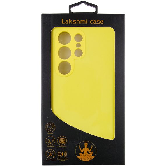 Чехол Silicone Cover Lakshmi Full Camera (AAA) для Samsung Galaxy S24 Ultra Желтый / Yellow | Зображення 6