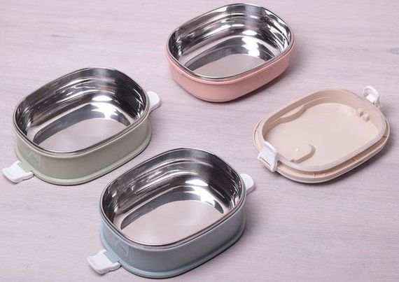 Ланч-бокс Kamille Food Box 3 ємності по 700 мл, 20х14.5х18.5см | Зображення 2