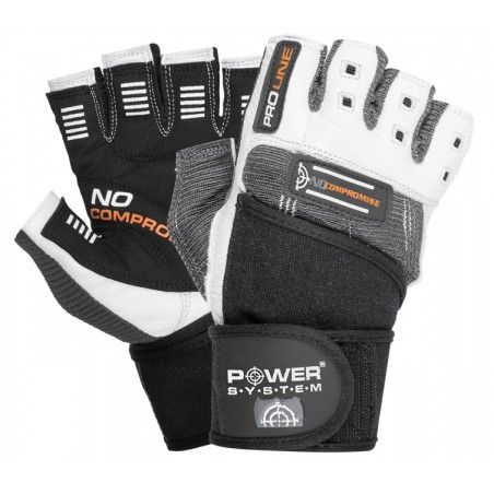 Рукавички для фітнесу Power System PS-2700 No Compromise Grey/White L | Зображення 3