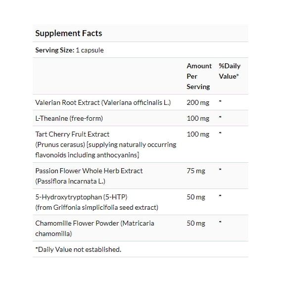 Комплекс для сну Bluebonnet Nutrition Targeted Choice, Sleep Support 60 Veg Caps | Зображення 2