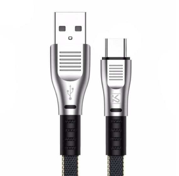 USB кабель плоский Kaku KSC-100 USB - Type-C 1.2m / 2.8A - Grey