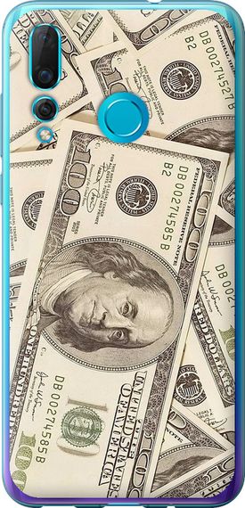 Чехол на Huawei Nova 4 Доллары "3016u-1632-17620"