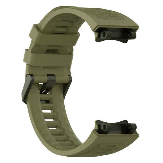 Силіконовий ремінець Primolux для смарт годинника Xiaomi Amazfit T-Rex 2 (A2169 / A2170) - Dirty Green | Зображення 2