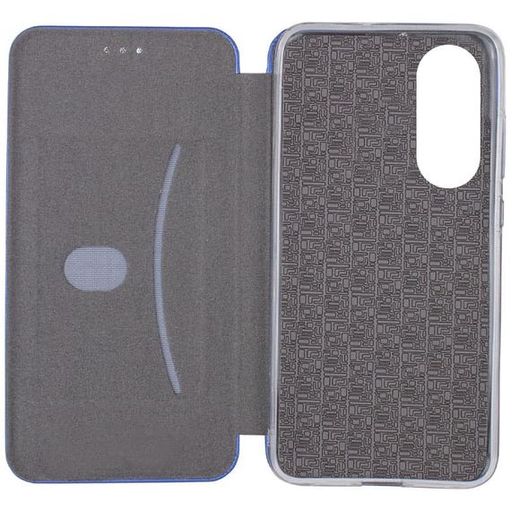 Кожаный чехол-книжка Classy для Oppo A58 4G Синий | Зображення 2