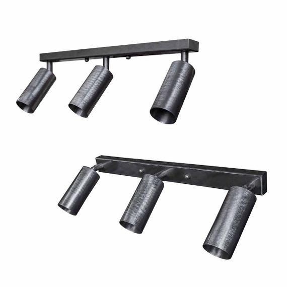 Світильник у стилі лофт MSK Electric Tube спот із поворотним механізмом NL 1105-3 SILVER | Зображення 1