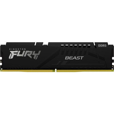 Модуль памяти для компьютера DDR5 64GB (2x32GB) 6000 MHz Beast Black XMP Kingston Fury (ex.HyperX) | Зображення 1