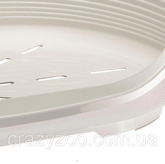 Пластиковый лежак для собак и котов Ferplast Siesta Deluxe 8 белый 82х59.5х25 см 70208911 | Зображення 5