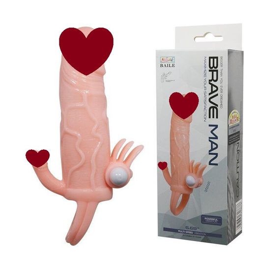 Насадка з вібрацією "Brave man" BI-026223 sexstyle