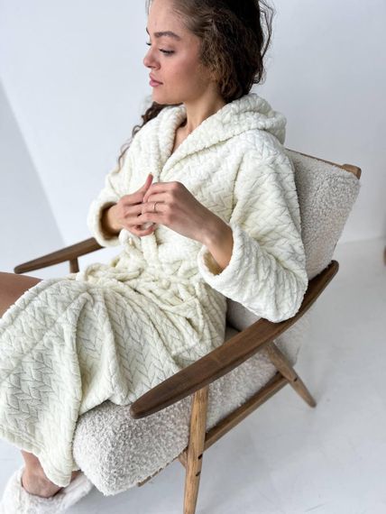 Женский махровый халат (2591/3) XL | Зображення 5