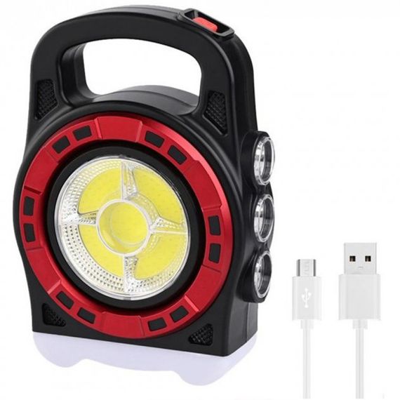 Ліхтар туристичний світлодіодний переносний 6678С-3LED+5COB, Ліхтар для кемпінгу батарея NQ-26 | Зображення 9