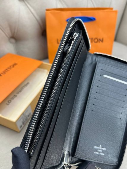 Органайзер сірий Louis Vuitton Zippy Damier Graphite k421 | Зображення 8