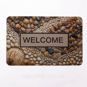 Коврик придверный Welcome Form 58х38 см — диатомитовый влаговпитывающий коврик в прихожую HP-42-39