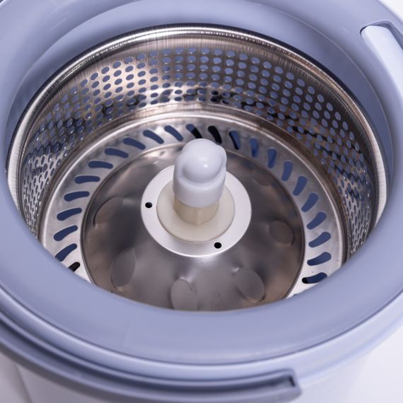 Набір для вологого прибирання з круглою телескопічною шваброю з мікрофібри та відром із віджимом для дому HP-35015-21 | Зображення 7