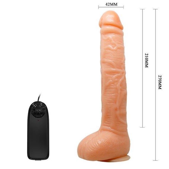 Вібратор на присосці "SEXTOY TOP PENIS" BW-008038Z Sex Aura | Зображення 7