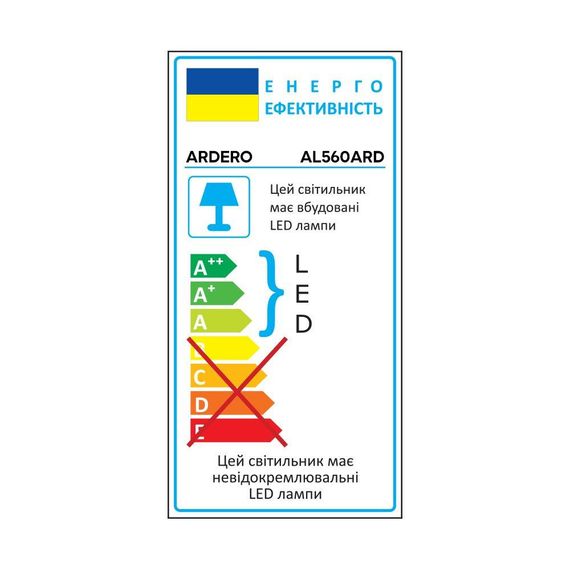 Світлодіодний накладний світильник Ardero AL560ARD 32Вт 5000K білий | Зображення 1