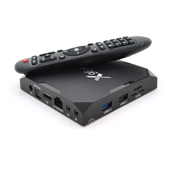 Медіа приставка X96-Max Plus6 4 / 32G Smart TV Box (Android 9.0, ОЗУ 4 Гб, 32Гб вбудованої пам'яті, 4-х ядерний процесор Amlogic 905  (2,0 ГГц)
