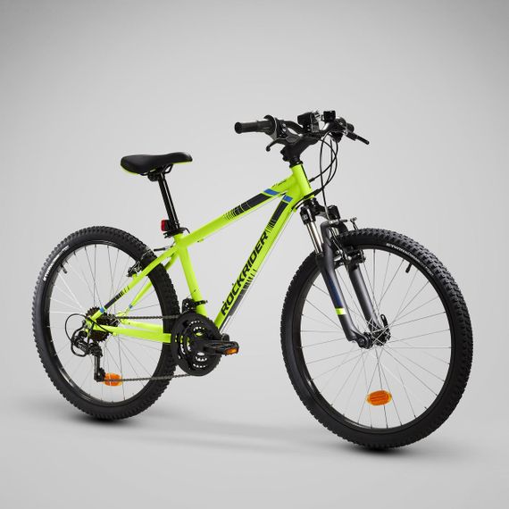 Велосипед гірський Rockrider ST 500 для дітей від 9 до 12 років 24" неоновий | Зображення 1