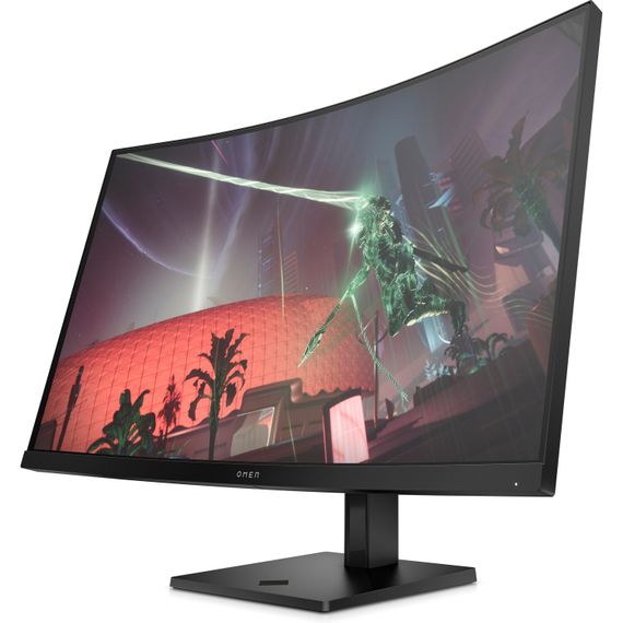 TFT 31.5" HP OMEN 32c, QHD, VA, вигнутий, Display HDR 400, 165Hz, 1ms, 2xHDMI, DP, HAS, чорний | Зображення 1