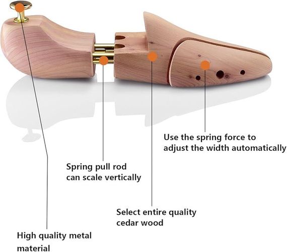 Колодки для взуття з кедрового дерева, р. 37-38 | Зображення 1