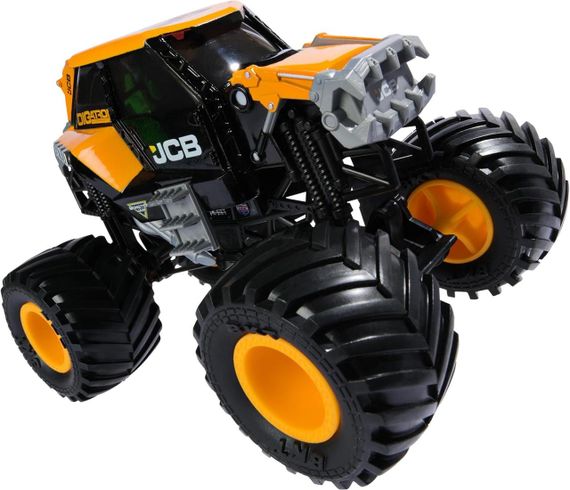 Монстр-трак Monster Jam JCB DIGatron 1:24 Екскаватор Оригінал Металевий кузов | Зображення 3