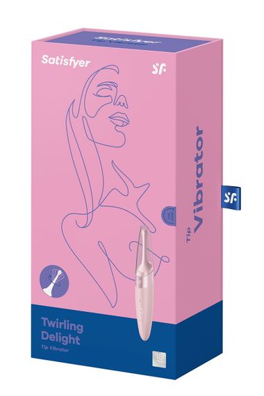 Вібратор для цілеспрямованої стимуляції Satisfyer Twirling Delight ніжно-рожевий sexstyle | Зображення 3