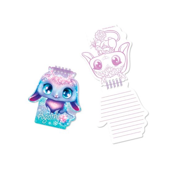 Большой пушистый блокнот 2 в 1 "Агата" Nebulous Stars 12523 миниблокнот на спирали | Зображення 2