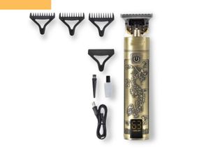 Професійна бездротова машинка для стрижки волосся з насадками XRPO VGR-076 жовта (41247-076_459)