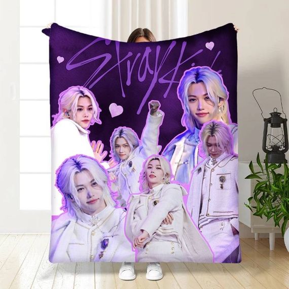 Плед 3D Stray Kids Felix №1 15779 160х200 см