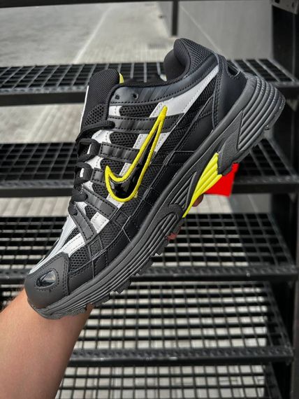 Кросівки Nike P6000 чорні з сірим та жовтим | Зображення 7
