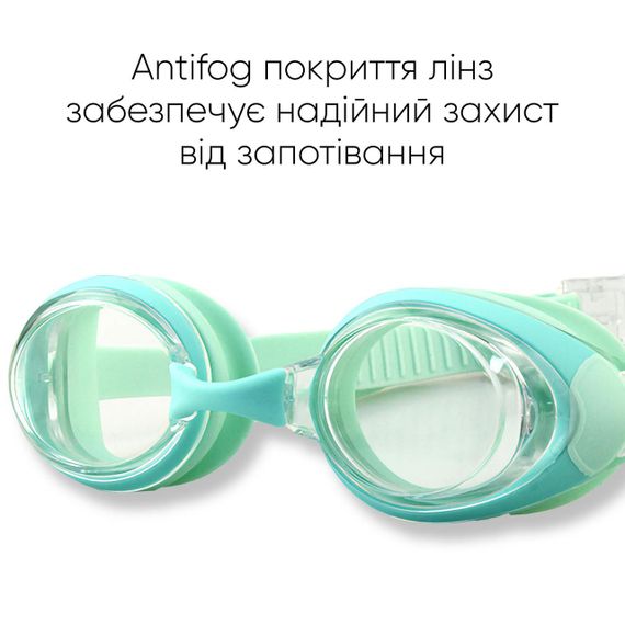 Подростковые (взрослые) Очки для плавания Renvo Maros JR Anti-fog Зеленый OSFM (2SG220-14) | Зображення 3