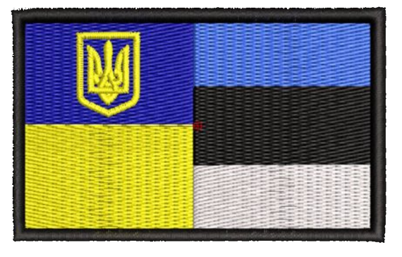 Шеврон Прапор Україна-Естонія