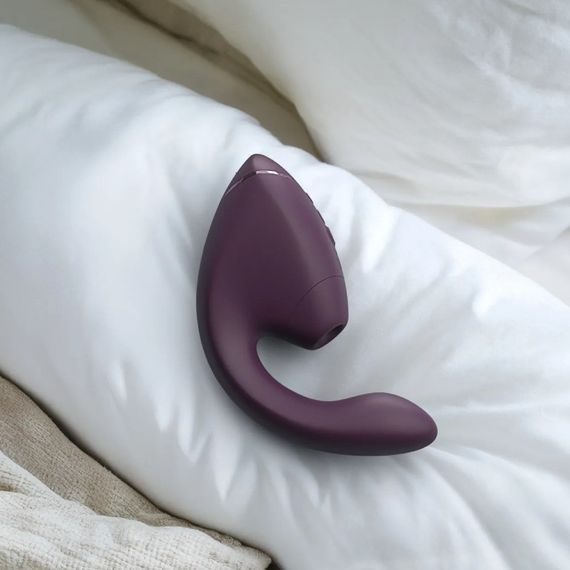 Вибратор-стимулятор вакуумный Womanizer Next Duo Dark Purple для точки G, фиолетовый Sex Aura | Зображення 5