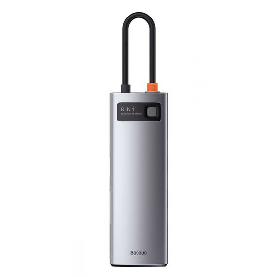 USB-Хаб Baseus Metal Gleam Series 8-in-1 Type-C