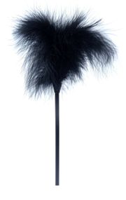 Тиклер ( щекоталка ) с пухом Boss Series Fetish - Feather Tickler Black, BS6100027 Sex Aura