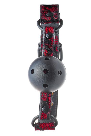 Кляп BLAZE DELUXE BREATHABLE BALL GAG, Червоний, Регульований | Зображення 3