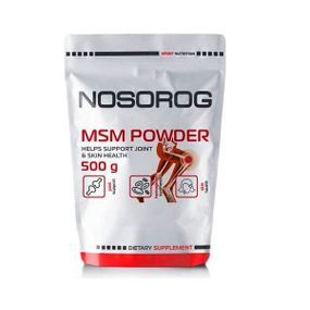 Хондропротектор (для спорту) Nosorog Nutrition MSM Powder 500 g /250 servings/ Pure