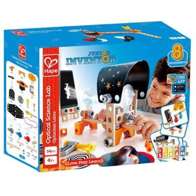 Конструктор Hape Junior Inventor Оптическая лаборатория 54 детали (E3034)