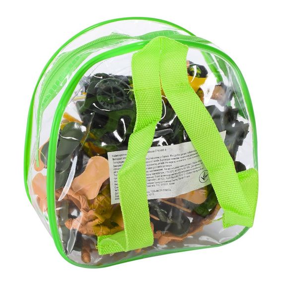 Детский набор солдатиков CY4149B-B, военная техника, с транспортом | Зображення 3