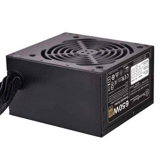 Блок питания SilverStone STRIDER ET650-G V1.2(650W), 80+Gold,aPFC,12см,24+8,8xSATA,4xPCIe,1xFDD,+3 (SST-ET650-G)