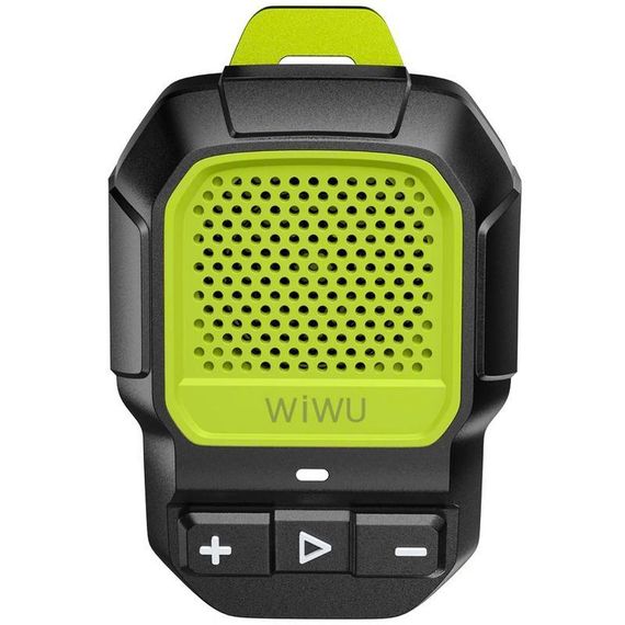Bluetooth Колонка WiWU SPK-001 Buddy Fun with Magnetic Clip Green | Зображення 3