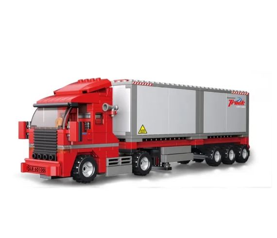 Конструктор M38-B0338 SLUBAN "Город. Трейлер", фигурки 3шт, 345деталей, в коробке (6903149507017) | Зображення 1