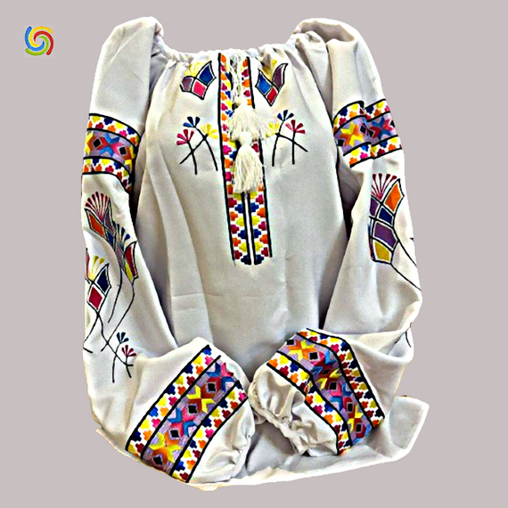 Рубашка Украинская вышиванка  322510 цвет белый размер XL/XXL