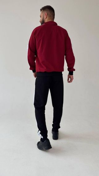 Спортивний костюм унісекс Fred Perry кофта на молнії бордовий | Зображення 7