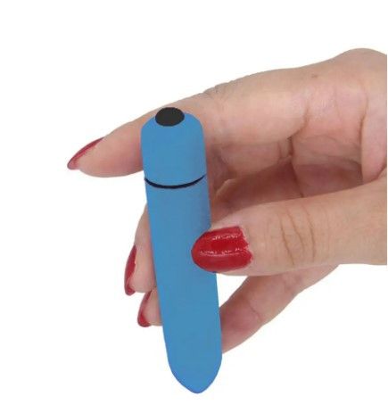 Компактний мінівібратор, ВіброПуля з 10 режимами вібрації блакитний sexstyle | Зображення 3