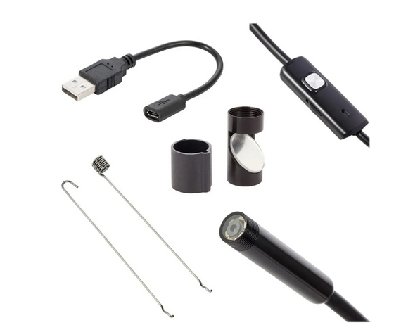 Камера Ендоскоп Android та PC Endoscope, гнучка USB-камера (100P) 5 м | Зображення 2